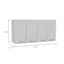 Jewlia Kitchen Wall Cabinet with Four Doors and Storage Compartments-56187195