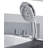 59'' x 39.4'' Whirlpool Bathtub with Faucet-25300927