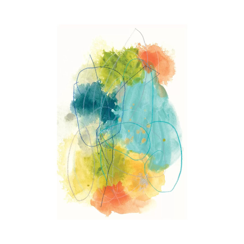 Chromatic Index II by June Erica Vess - Wrapped Canvas Painting, 30.48 cm H x 45.72 cm W