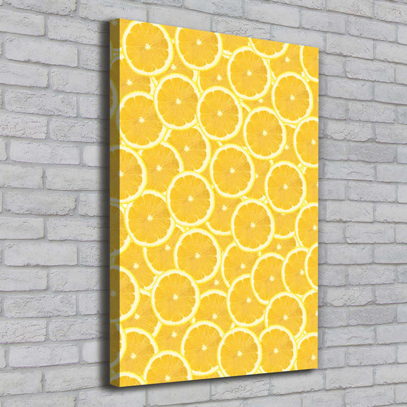 Lemons - Wrapped Canvas Print