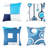 Printing KD127 Geometric Outdoor Square Pillow Cover