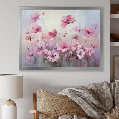 Nature morte aux géraniums roses I