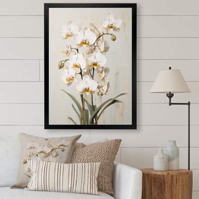 Orchidées beiges tranquillité IV