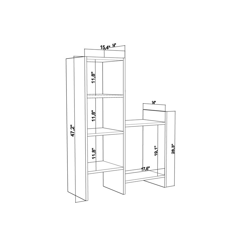 Nickayla shoe rack, Black