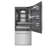 ZLINE 36 in. 19.8 cu. ft. Built-In Bottom Freezer Refrigerator with Water Dispenser and Ice Maker with Graphite Gray Interior-110427498