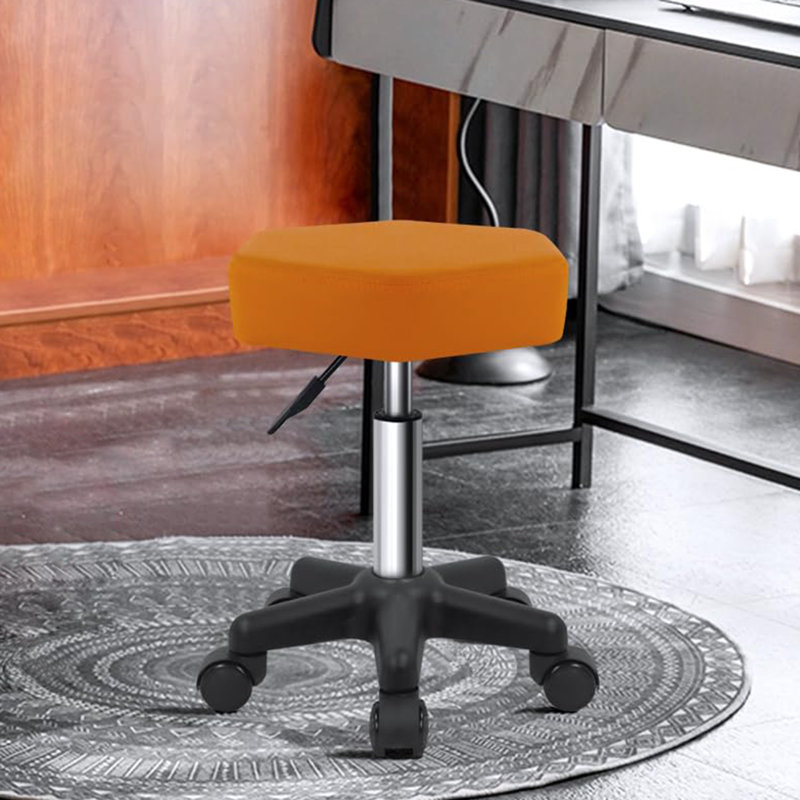 Tabouret à roulettes Hexagon, Brun pâle