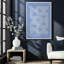 Blue Bauhaus Composition II, impression dans un cadre-437870942-437870919