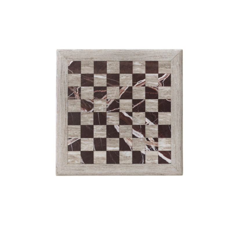 Stone Chess Set-Antique White Marble