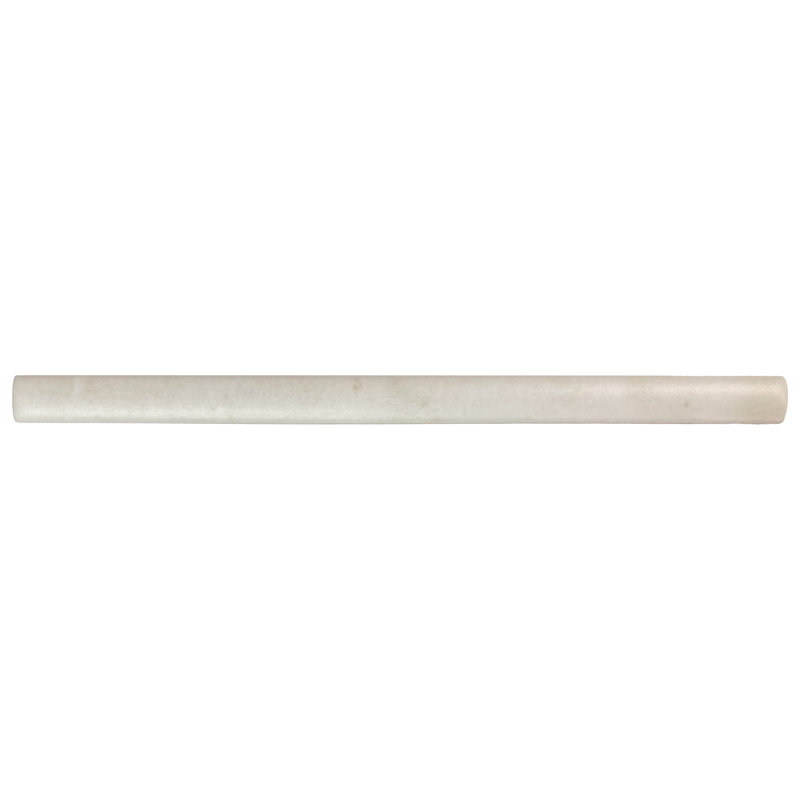 Coco Demi-Bullnose 1/2 In. X 7-7/8 In. Ceramic Wall Trim, Matte Canvas Beige