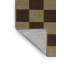 Tapis brun à carreaux lavable à la machine-1104464908