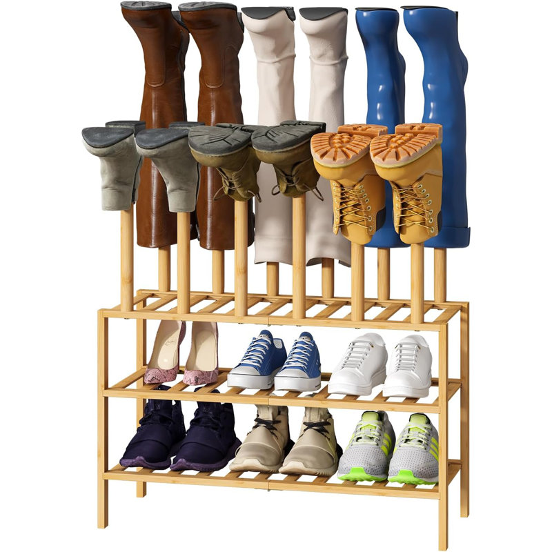Étagère à chaussures en bambou Natural 