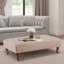 Almontiser 100cm Wide Velvet Rectangle Cocktail Ottoman