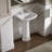 Cimarron 26.81" Vitreous China U-Shape Pedestal Bathroom Sink with Overflow-19195627-10940876