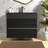 Modern Black Bathroom Vanities With Sink, Mdf Wood, Wall-mounted