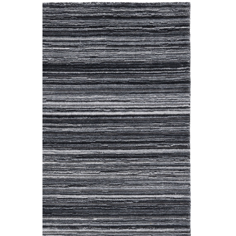 Jenkarlo Hand Woven Performance Striped Rug, Runner 2'3" x 9'