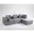 Compressed Sofa:Magic Cube Sofa Grey