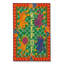 Tapis vert tissé à motif décoratif lavable Mosso-1675296729
