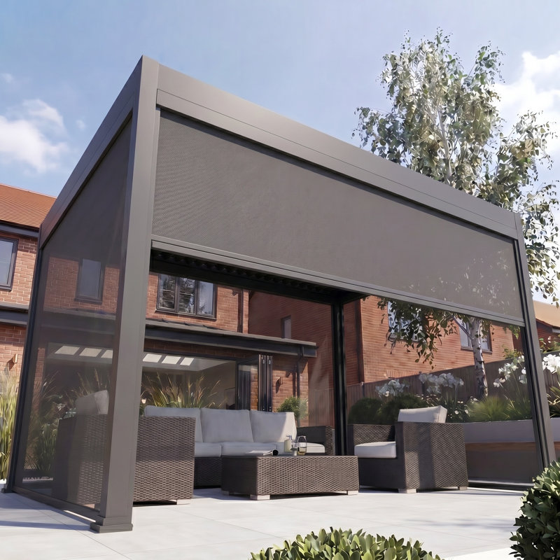GRDN living Fabric Screen for Pergola, 4m