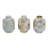 Decorative Terra-cotta Vases with Heavy Distressing