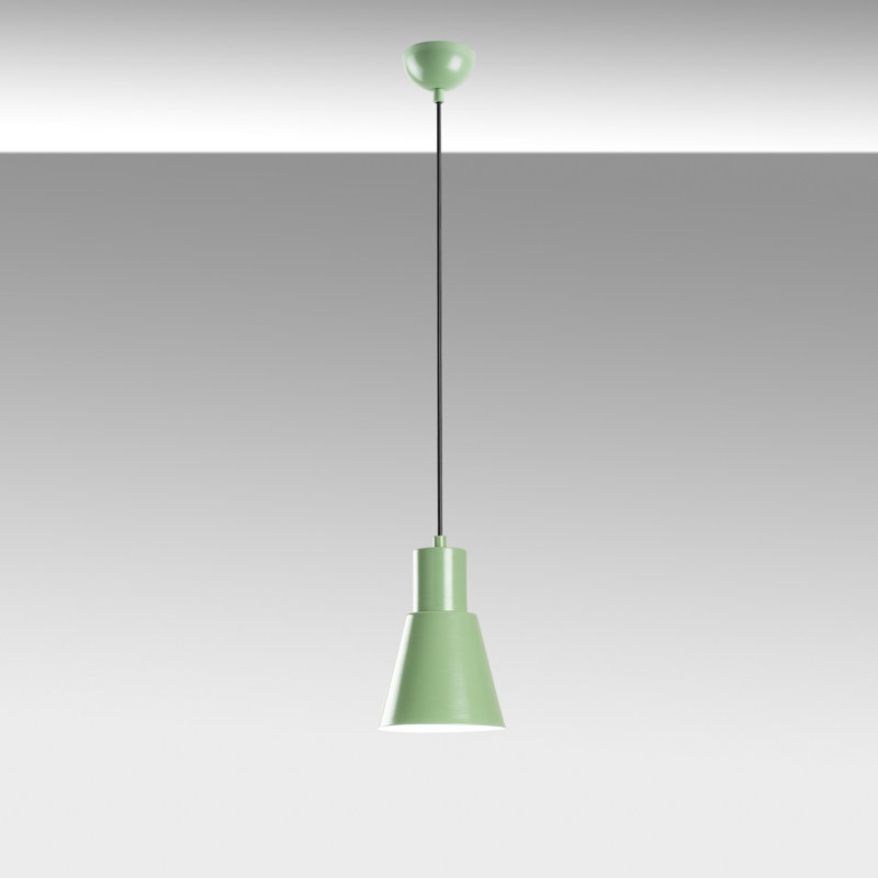 Elegant Mint Metal Chandelier, Adjustable Height 10 x 2.8 inches Base Plate, 27 to 45 inches Total Height | Compatible with E27 Bulb (Max 40W) | Modern Lighting Fixture for Dining Room & Living Room, Stylish Design