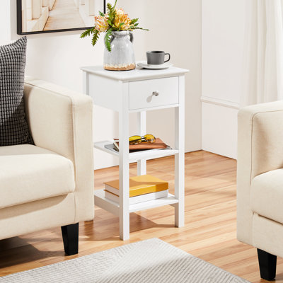 70cm H Manufactured Wood Bedside Table