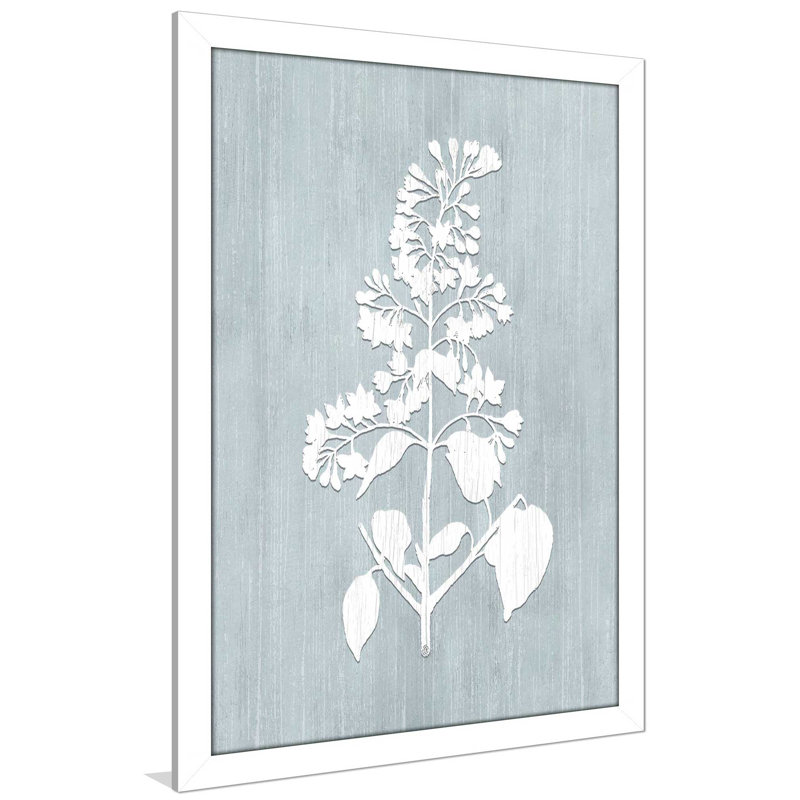 Botany Beauty IV - Peinture, L 21,5 po x H 27,5 po, Cadre blanc