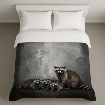 Famille de housses de couette ratons laveurs