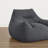 Extra-Wide Bean Bag Chair With Ottoman-68484436