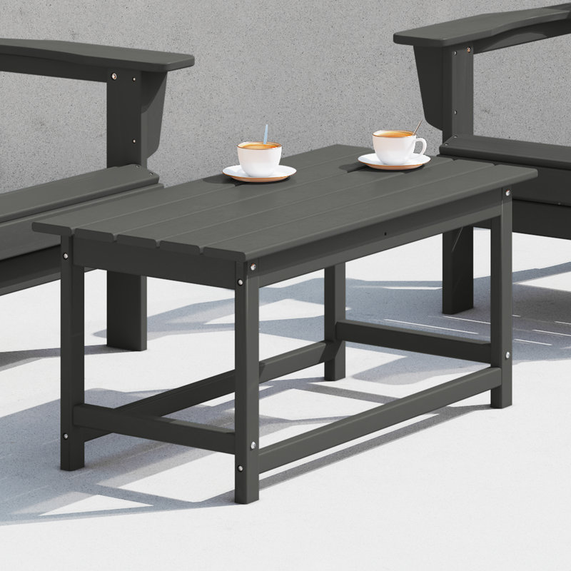 Table basse d'extérieur Laguna, Gris