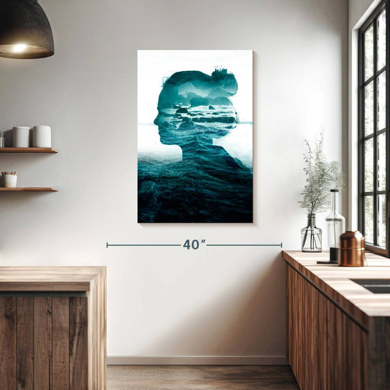 Leisha The Sea Inside, 39" H x 26" W