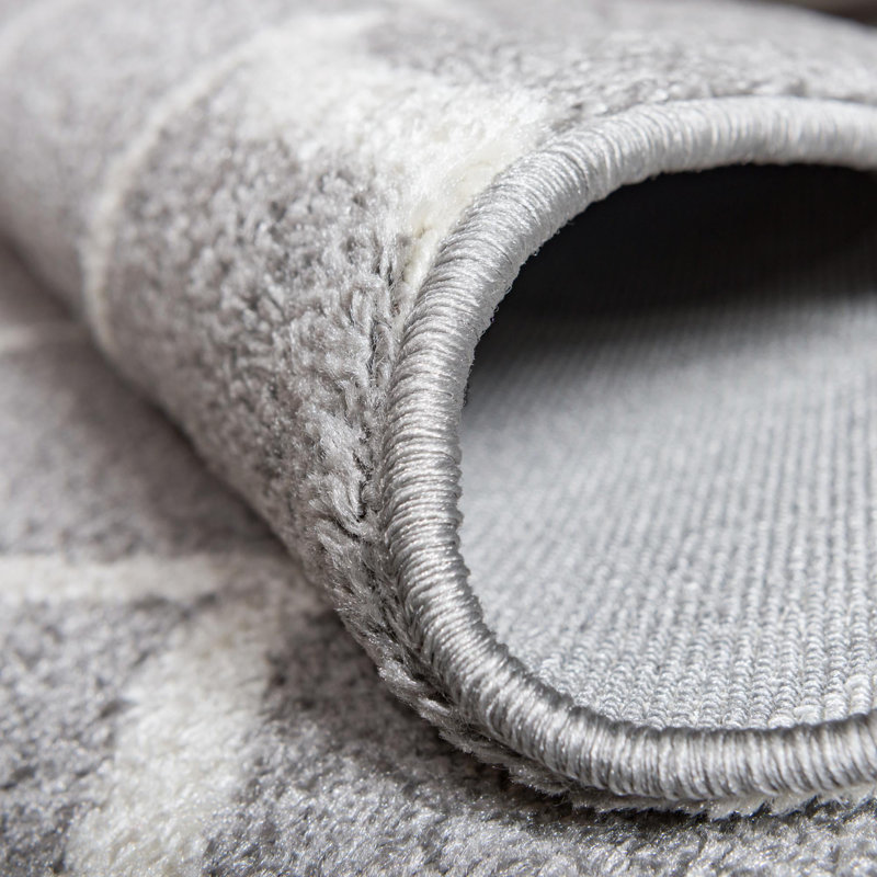 Tapis gris clair Lllan, Rectangle 7 pi 10 po x 11 pi