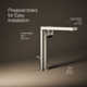Composed Single Hole Bathroom Faucet with Drain Assembly