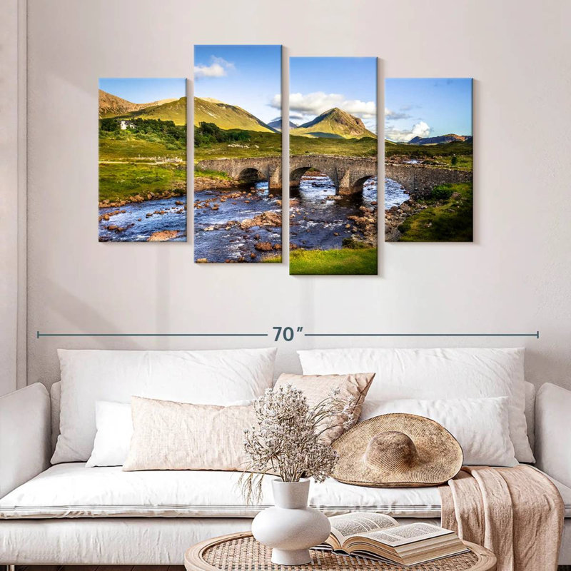 Lilie Sligachan Old Bridge, 32'' H x 52'' W