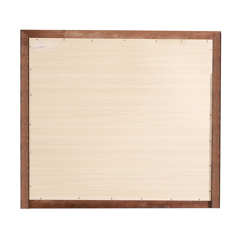 Miroir attrayant pour commode à finition cappuccino