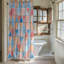 Motifs géométriques adoucis - Rideau de douche Premium-27269553