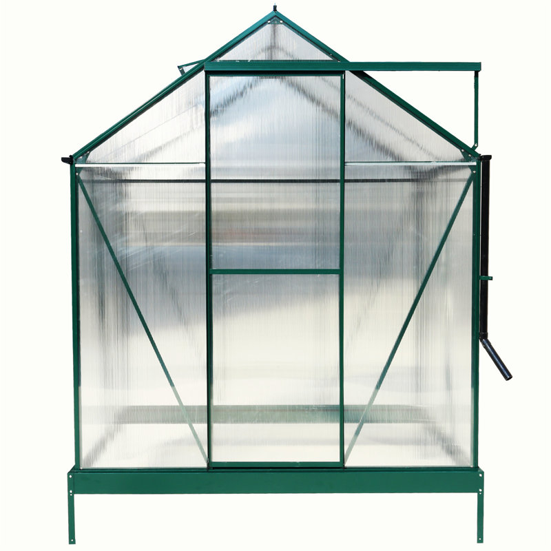 Greenhouse, Green, 96.8" H x 75.2" W x 51.2" D