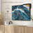 Abstract " Abstract Blue Marble Canvas Print "-101456737