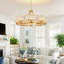 Lustre en cristal 10 lumières (noir)-581890468-555650960-539334029