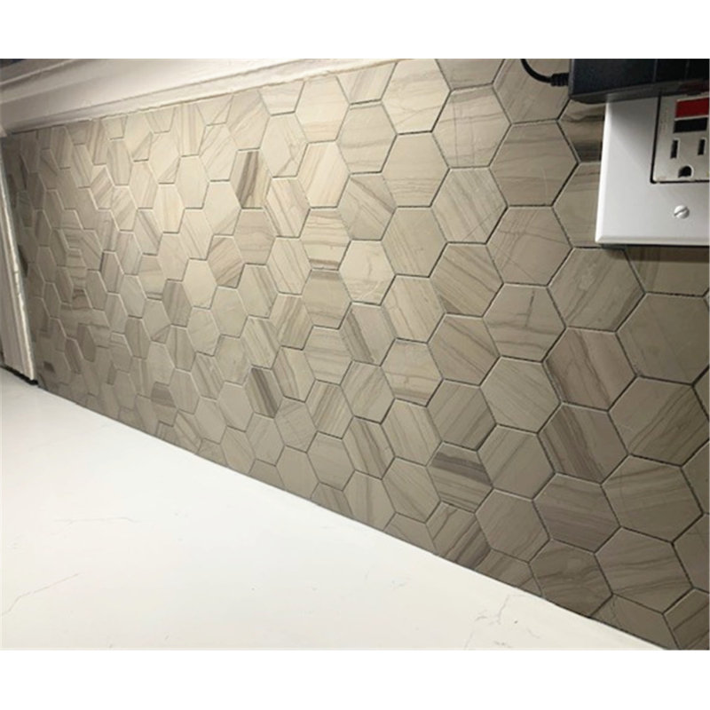 12" x 10" Marble Mosaic Wall & Floor Tile
