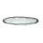 Arabell 13.5"L Oval Tray with Scattered Black Design