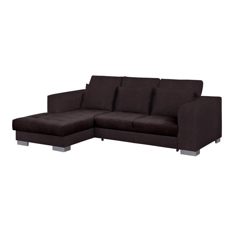 Kiana Sofa Bed, Aubergine, Left