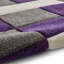 Brooklyn area rug Machine Woven Grey/Purple-230725449