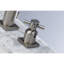 Kingston Brass Concord Two-Handle 3-Hole Deck Mount Widespread Bathroom Faucet with Retail Pop-Up Drain