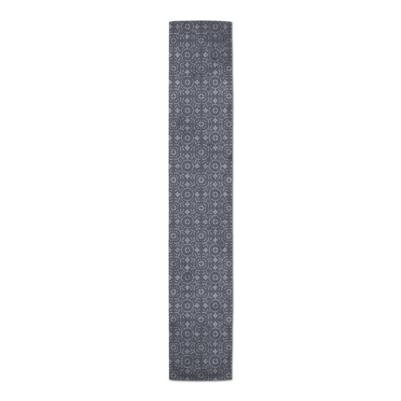 Chemin de table géométrique Blondin, 90 po x 16 po