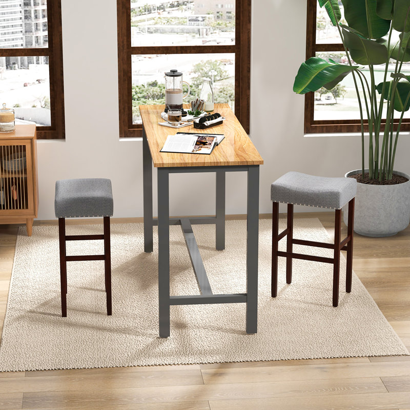 Tabouret de bar 29 po Tressa, gris