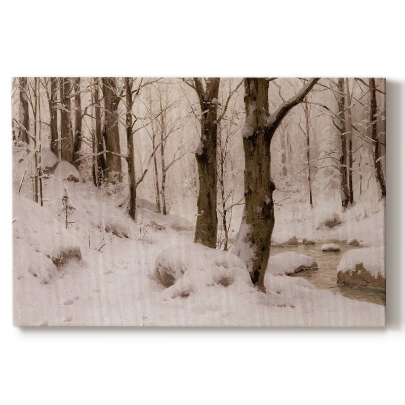 Paysage rétro - CMXIV, H 9 po x l 13 po x P 1,5 po, Toile tendue