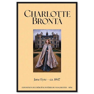 Protagonist of Jane Eyre Canvas Art Collector Poster by Art Remedy