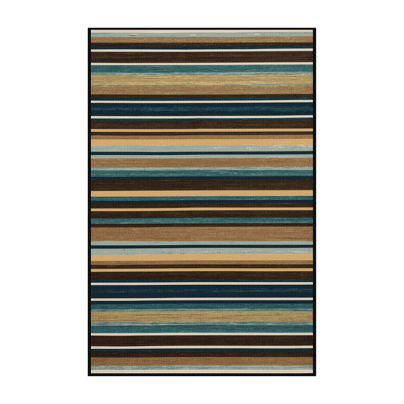 Washable Desert Horizon Southwestern Area Rug, Rectangle 7' x 10'
