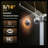 56-60" W X 76" H Frameless Shower Door, Magnetic Sliding Glass Shower Door, 5/16"(8mm) Thick Tempered Glass, Leak-proof Seals, Stainless Steel Hardware, Easy-clean Nano Coating, Bright Silver-133419966