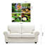Waneta "Water Lilies" Frameless Free Floating Reverse Printed Tempered Glass Nature Scapes Wall Art